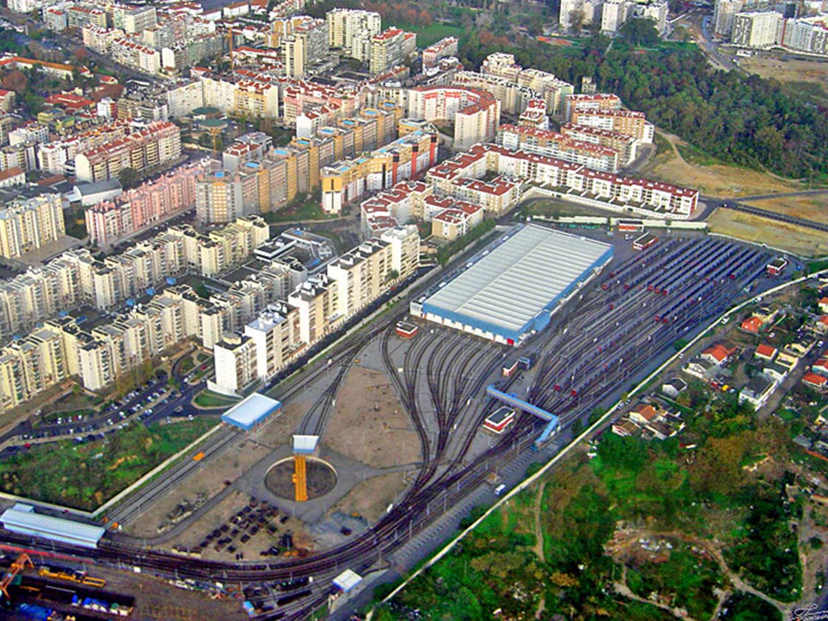 Parque de Material e Oficinas do Metropolitano, Lisboa